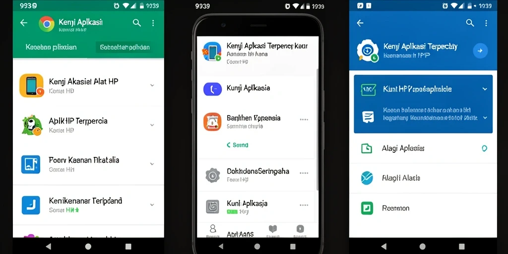 Screenshot antarmuka aplikasi Kunci Aplikasi 9939 yang sederhana dan efektif.
