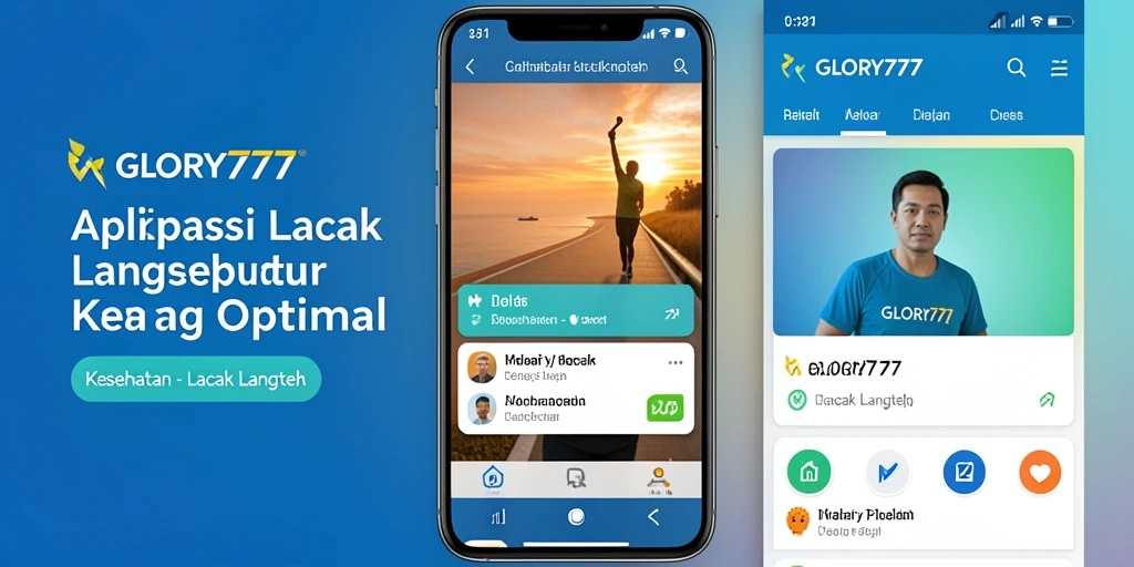 Tampilan antarmuka GLORY777 dengan fitur Lacak Langkah yang efektif.